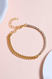 Heliophilia Silver Pulsera de Oro con Recubrimiento de Laca